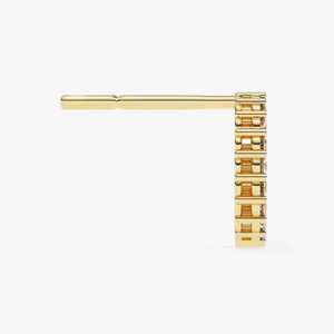 Boucles d'oreilles en diamant de culture, taille Radiant, argent et or plaqué rhodium, certifiées IGI, bijoux tendance pour femmes - Product Image 5