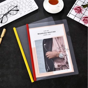 Qualité supérieure, pochette de présentation A4 en plastique PP transparent avec barre coulissante - Product Image 4