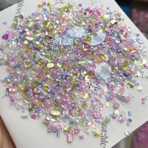 10.18 bricolage couleur magique pierre ours fait à la main Nail Art verre remplissage gravier flux chanvre sable noël animaux décorations 1 kg/<span class=keywords><strong>sac</strong></span> - Product Image 1