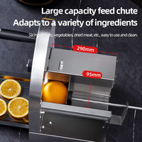 Hachoir multifonctionnel domestique le plus populaire, trancheuse à bananes, machine à couper les pommes de terre en fines tranches, trancheuse en acier inoxydable