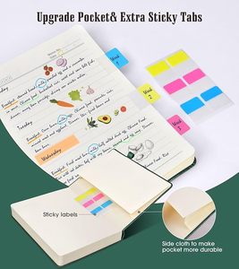 Tùy chỉnh da A4 A5 A6 B5 máy tính xách tay retro mini bìa cứng sữa dập nổi debossing chủ đề may cho kinh doanh lưu ý chụp - Product Image 5