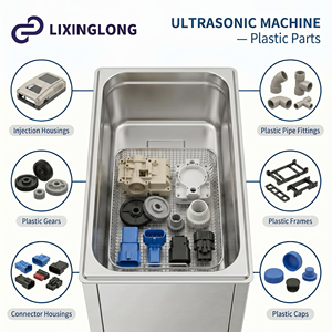 Nettoyeur à <span class=keywords><strong>ultrasons</strong></span> industriel électrique 28 kHz, dégraissant 1500 W 380 V pour le <span class=keywords><strong>nettoyage</strong></span> des pièces en plastique, des boîtiers moulés, des cadres et des engrenages - Product Image 3