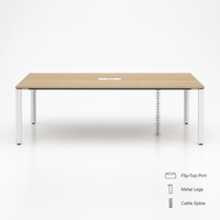 Petite table de conférence pour 4 personnes, salle de réunion