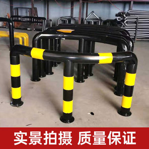 รั้วกั้นชนิด M แบบหนา ทำจากท่อเหล็กโค้ง  สำหรับความปลอดภัยบนท้องถนน  รั้วกั้นสวนสาธารณะ - Product Image 3