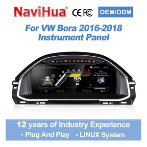 Navihua New Design <b>Car</b> <b>Digital</b> Cluster Auto <b>Speedometer</b> Linux System Carplay LCD Dashboard Gauge <b>for</b> Volkswagen VW Bora 2016-18 - Product Image 1