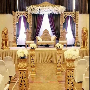 Scène de mariage du Grand Maharani, 1 pièce, décoration de, superbe, palais bollyder, thème traditionnel, scène de mariage - Product Image 1