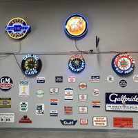 Enseigne lumineuse publicitaire personnalisée de qualité supérieure en néon acrylique en forme de tube de verre à bière, certifiée CE pour les entreprises et les bâtiments