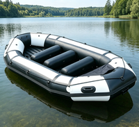 Bateau pneumatique en caoutchouc Relax avec plancher en PVC, garantie 1 an