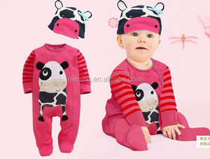 Venta al por mayor 100% ropa de bebé de algodón suave bebé de invierno mameluco, mameluco del bebé - Product Image 2