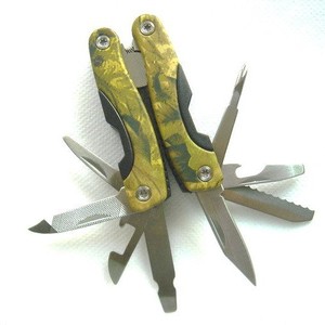 <b>Mini</b> Camping Outdoor Multi-Tool <b>Pliers</b> Folding Camouflage Stainless Steel 13 Functions Survival Tool Small Size - Product Image 5