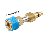 Adaptateur de canon à mousse pour nettoyeur haute pression Amare 1/4 pouce en laiton K2-K7 pour nettoyeur de voiture