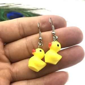 Leuke Hars Eend Miniatuur Beeldje Pasen Ornamenten Voor Home <span class=keywords><strong>Garden</strong></span> Decor Slime Charms - Product Image 5