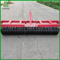 Rouleau compacteur de terre pour blé, compacteur de sol hydraulique remorqué, presse de terre pour la rétention de l'humidité, rouleau pliant manuel pour l'avoine