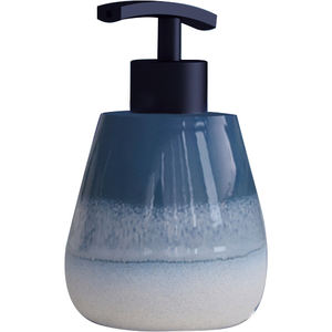 SHEJLA LINE - DISPENSADOR DE JABÓN DE CERÁMICA AZUL DESGASTADO 10X15.5CM - Product Image 1