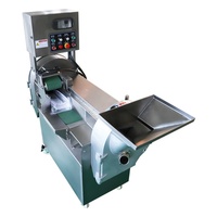 Máquina Cortadora de Frutas y Verduras de Acero Inoxidable SUS304 de Grado Alimenticio, Industrial, de Doble Cabezal, para Triturar Raíces, Patatas, Zanahorias y Cebollas
