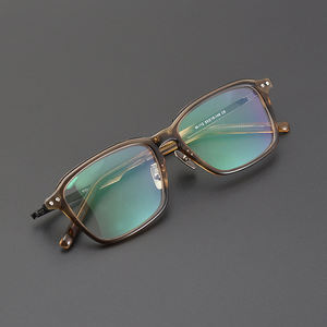 2024 высокочистая титановая оптическая оправа, хорошее качество, очки для мужчин и женщин, титановая оправа для очков, <span class=keywords><strong>M</strong></span>-112 - Product Image 2