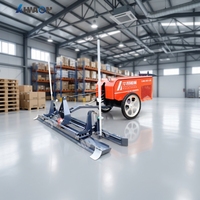 Machine de nivellement de sol en béton industrielle à deux roues, à commande manuelle, haute précision, facile à utiliser et à haute efficacité