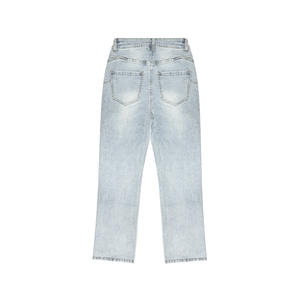 <span class=keywords><strong>Jeans</strong></span> Colombiani a Gamba Dritta Personalizzati da Donna di Alta Qualità Pantaloni in Denim <span class=keywords><strong>Super</strong></span> <span class=keywords><strong>Skinny</strong></span> Fit Sexy Stile Streetwear - Product Image 5