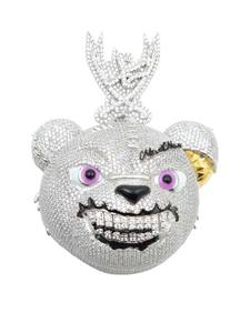Collar con Colgante de Oso con Incrustaciones de Diamantes de Imitación VVS, Chapado en Oro, Joyería Hip Hop, Alta Demanda, Disponible al Mejor Precio - Product Image 2