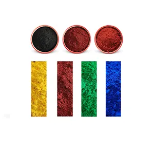 Fabricant d'approvisionnement couleur d'oxyde de fer pigment d'oxyde de fer pigment inorganique pour la poudre de pigment d'oxyde de construction