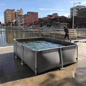 <span class=keywords><strong>Piscina</strong></span> <span class=keywords><strong>Rectangular</strong></span> Elevada con Marco Metálico de Tamaño Personalizado, <span class=keywords><strong>Piscina</strong></span> Portátil para Diversión Familiar en Verano - Product Image 2