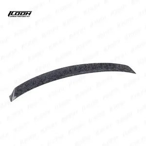 ICOOH Kit bodi serat karbon gaya tempa balap sayap Spoiler atap belakang untuk BMW 1 seri E82 Sedan Coupe 2007-2013