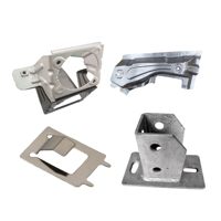 Supports de fixation colorés en acier au carbone et acier inoxydable, fabriqués sur mesure par estampage et tôlerie avec revêtement en poudre