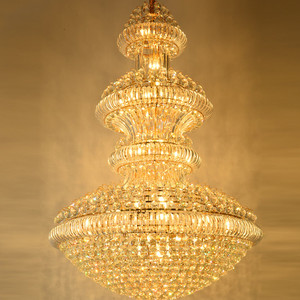 Jylighting Đèn chùm pha lê sang trọng SAA được chấp thuận cho khách sạn biệt thự cầu thang phòng khách cao cấp trang trí đèn trần - Product Image 4