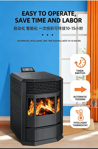 ANTON BOILER Poêle à granulés de biomasse multi-combustibles avec garantie de 2 ans Économie d'énergie et haute sécurité - Product Image 6