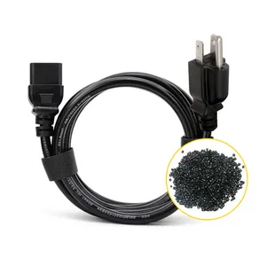 2m US 3 Pin Plug zu C13 IEC Mains Lead AC Power Cord Cable