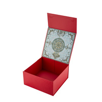 Boîte cadeau pliable de luxe en carton rigide mat avec logo personnalisé, grand format, fermeture magnétique, emballage vide