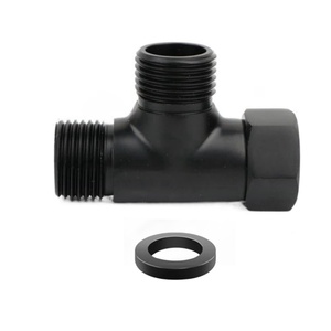 Conector en T para Manguera de Desviación de Inodoro, Adaptador de Válvula de Agua para Grifo G1/2'', Conector de Manguera en Forma de T con Válvula de Ángulo - Product Image 1