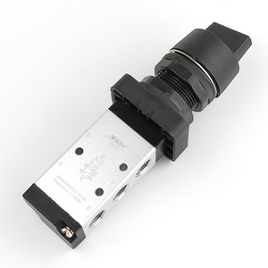 M5HS110-06 วาล์วกลไก 2 ตำแหน่ง 5 ทาง 1 จุด วาล์วควบคุมทิศทางลมแบบนิวแมติก - Product Image 1