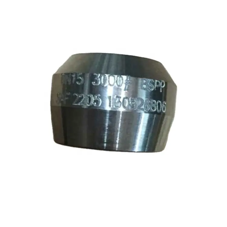 forged pipe fitting BSP 3000lb duplex 2205 thread olet stainless steel pipe threadolet fittings