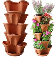 PP & UV sistem hidroponik menara taman pot susun pertanian