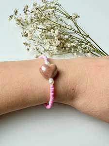 Bracelet bohème élastique fait main en <span class=keywords><strong>perles</strong></span> de verre japonaises bon marché, tendance et mignonnes, avec des <span class=keywords><strong>perles</strong></span> en forme de cœur <span class=keywords><strong>Miyuki</strong></span> pour femmes - Product Image 1
