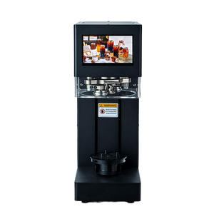 آلة ختم العلب الأوتوماتيكية بالكامل بشاشة تعمل باللمس، سهلة التشغيل، صغيرة الحجم، مناسبة لمحلات الشاي بالحليب ومحلات المشروبات - Product Image 4