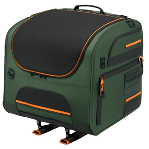 Örgü pencere, ayarlanabilir askıları ve yansıtıcı aksan ile büyük köpekler için dayanıklı su geçirmez motosiklet evcil hayvan taşıyıcı - Product Image 1