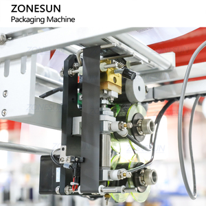 Zonesun ZS-FS240LS Tự động bơm Piston gói chất lỏng dán điền niêm phong máy với trộn và sưởi ấm cho mật ong nước sốt - Product Image 6