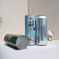 Aluminiumdosen-Hersteller 500ml Unbedruckte Einfache Runde Leere Aluminium-Getränkedose