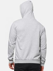 OEM Custom Logo Men's <b>Black</b> Pullover Cotton <b>Hoodie</b> Fashion Long Sleeve Blank Hoodies Regular Fit 100% Cotton <b>Plain</b> Dyed - Product Image 2