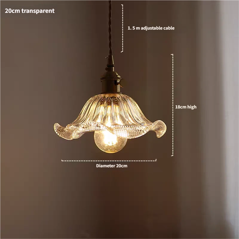 20CM transparent+8W LED