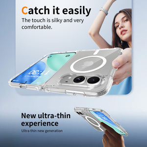 <span class=keywords><strong>Funda</strong></span> Magnética Transparente a Prueba de Golpes para <span class=keywords><strong>iPhone</strong></span> 18 Fold con Cubierta Trasera Anti-Rayones, Nueva <span class=keywords><strong>Funda</strong></span> Plegable para Smartphone - Product Image 5