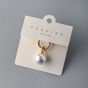 Etiquetas Personalizadas <span class=keywords><strong>de</strong></span> Cartón para Exhibición <span class=keywords><strong>de</strong></span> Pendientes, Papel con Logotipo Impreso, Joyerí<span class=keywords><strong>a</strong></span>, Embalaje, Tarjeta <span class=keywords><strong>de</strong></span> Papel, Soporte Sostenible - Product Image 4