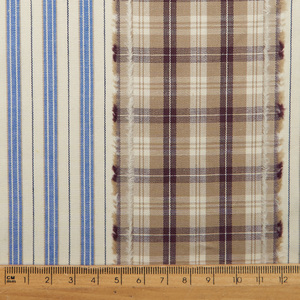<span class=keywords><strong>Tissu</strong></span> Dobby <span class=keywords><strong>en</strong></span> Coton Teint Fil à Fil à Carreaux et Rayures, Idéal pour Chemises Tendance Homme et Jupes Vintage Femme - Vente <span class=keywords><strong>en</strong></span> Gros - Product Image 5
