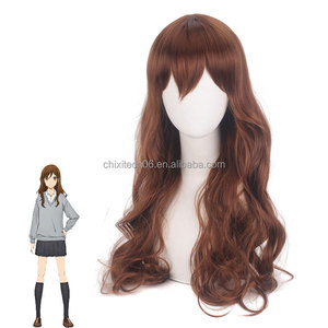 La Peluca de Cosplay de Saint Darby con Hori y <span class=keywords><strong>Miyamura</strong></span> Hori Kyoko es una Peluca Larga y Rizada de Color Marrón - Product Image 6