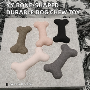 Joysing Eco-Friendly Small Cute <strong>Bone</strong> Shaped <strong>Dog</strong> Chew Toy Durable Interactive Sound Plush Soft Cotton <strong>Filling</strong> Felt Material Teeth - Product Image 3