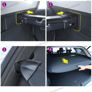 Cubierta de Lona y Cuero para el Compartimento del Maletero del Coche, para <span class=keywords><strong>Hyundai</strong></span> <span class=keywords><strong>Tucson</strong></span> Ix35 Santa Fe 2010 <span class=keywords><strong>2011</strong></span> 2024 2023 2022 2021 2020 - Product Image 4
