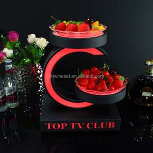KTV Discothèques Bars et restaurants LED Snack Plateau Double couche Lumineux Fruit Water Tray Durable pour les occasions de fête - Product Image 4