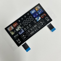 Clavier à membrane FPC avec superposition graphique couleur pour panneau de commande tactile de lave-linge intelligent